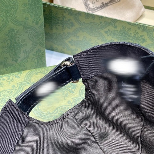 Casquette en Toile Noire GG avec bande Web photo 5