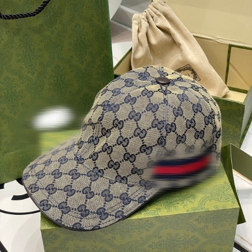 Casquette en toile Beige GG avec bande Web photo 2