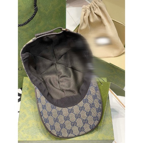 Casquette en toile Beige GG avec bande Web photo 4