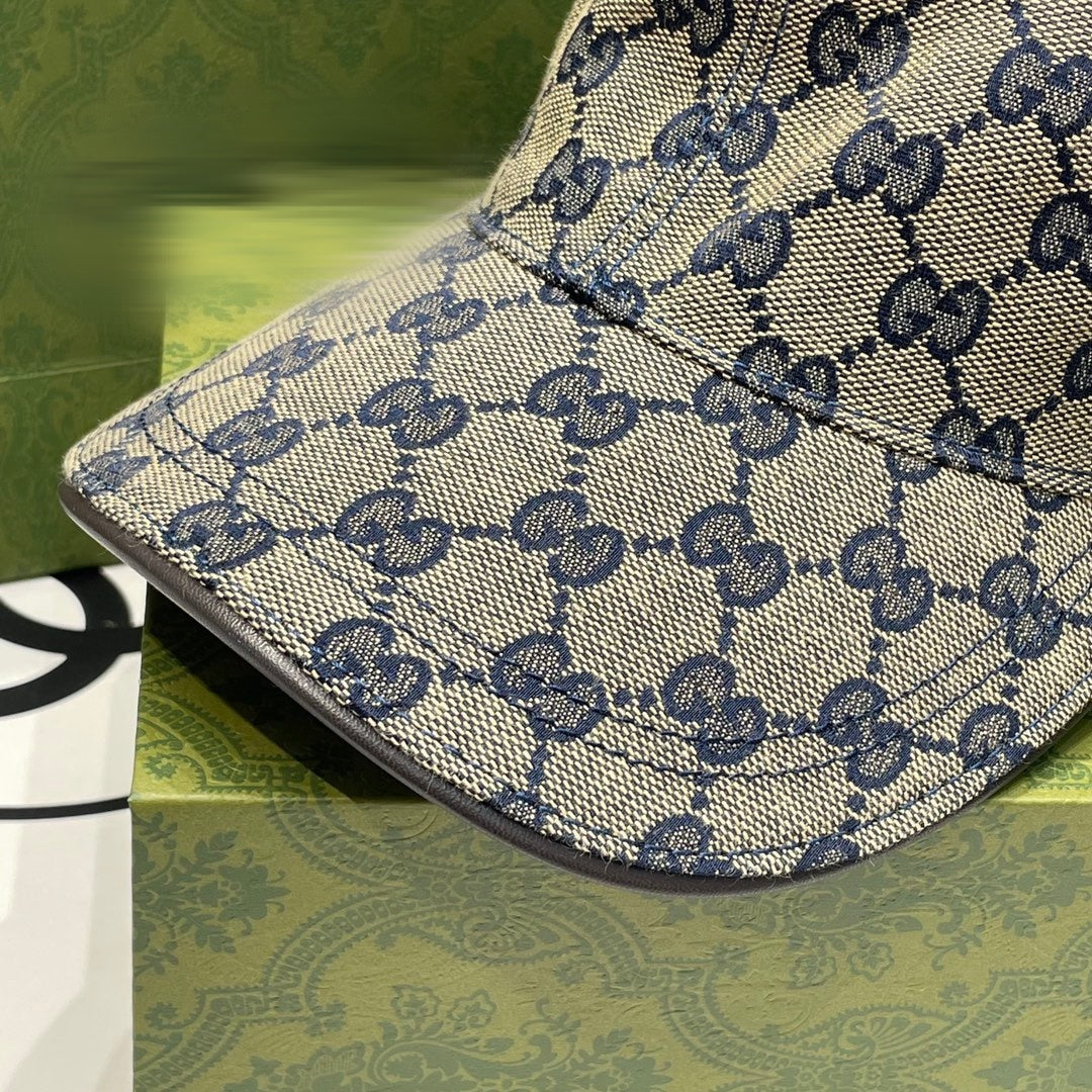 Casquette en toile Beige GG avec bande Web photo 6