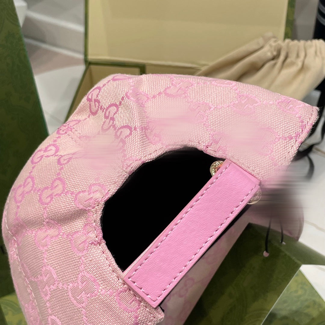 Casquette en toile GG Rose photo 3