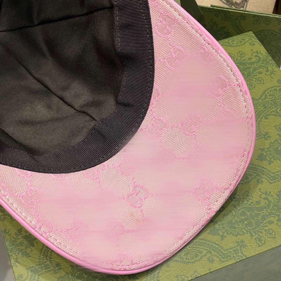 Casquette en toile GG Rose photo 4