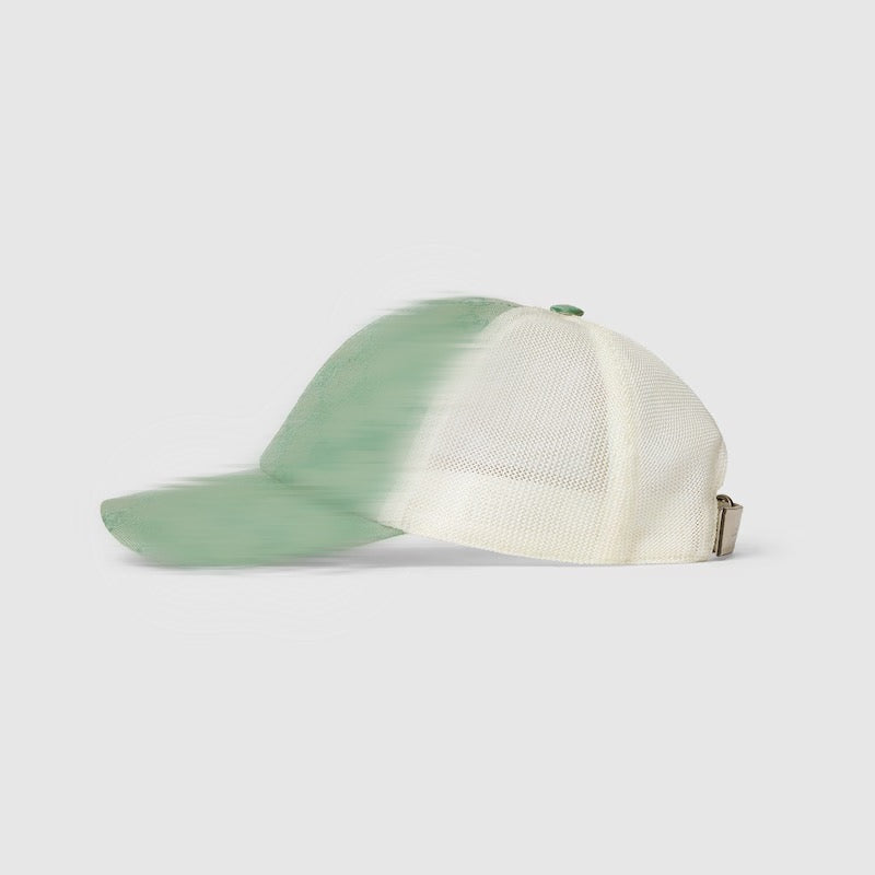 Casquette en toile GG Verte photo 2