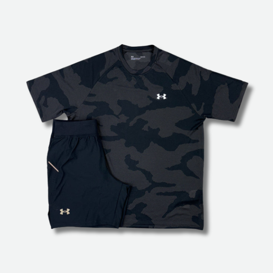 Ensemble short-t-shirt Under A. Noir