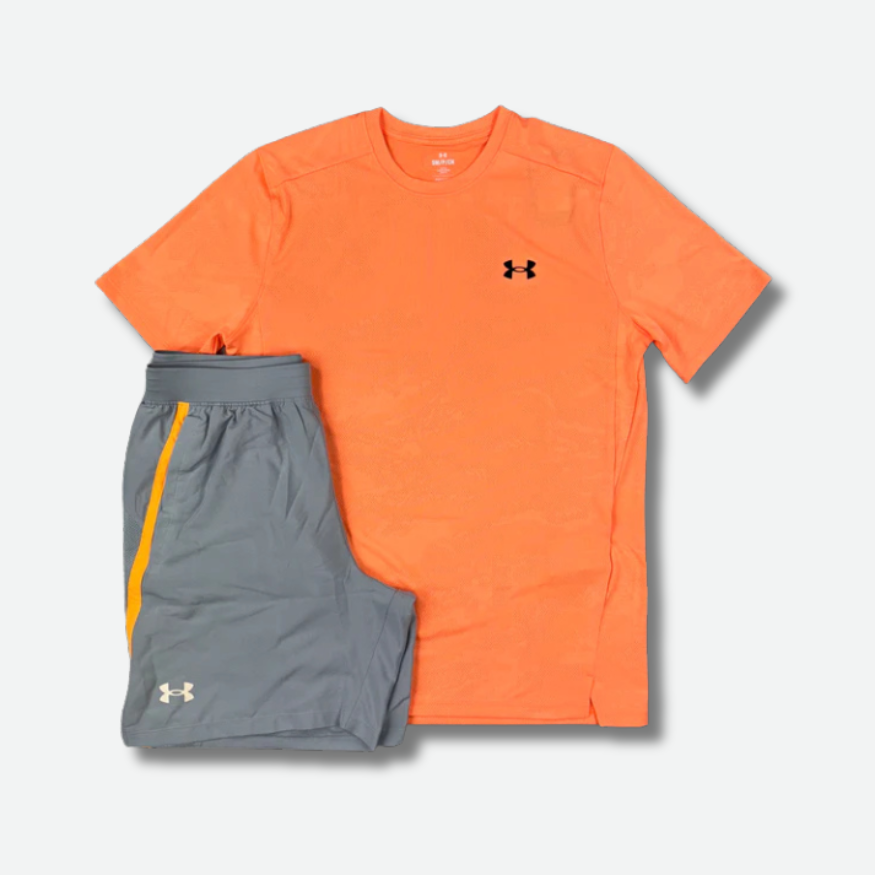 Ensemble short-t-shirt Under A. orange
