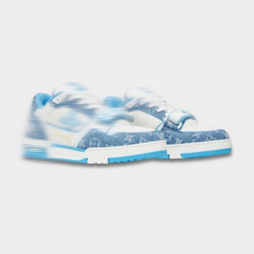 LV Trainer Monogram Denim Bleue photo 2
