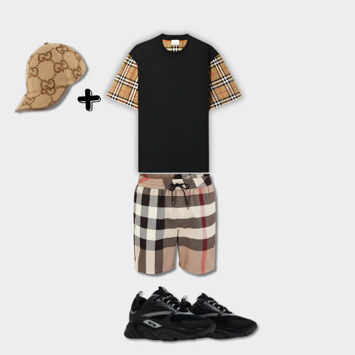 Outfit Burberry Noir + Casquette Offerte photo 2