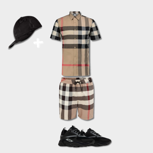 Outfit Chemise Burberry + Casquette Offerte photo 2
