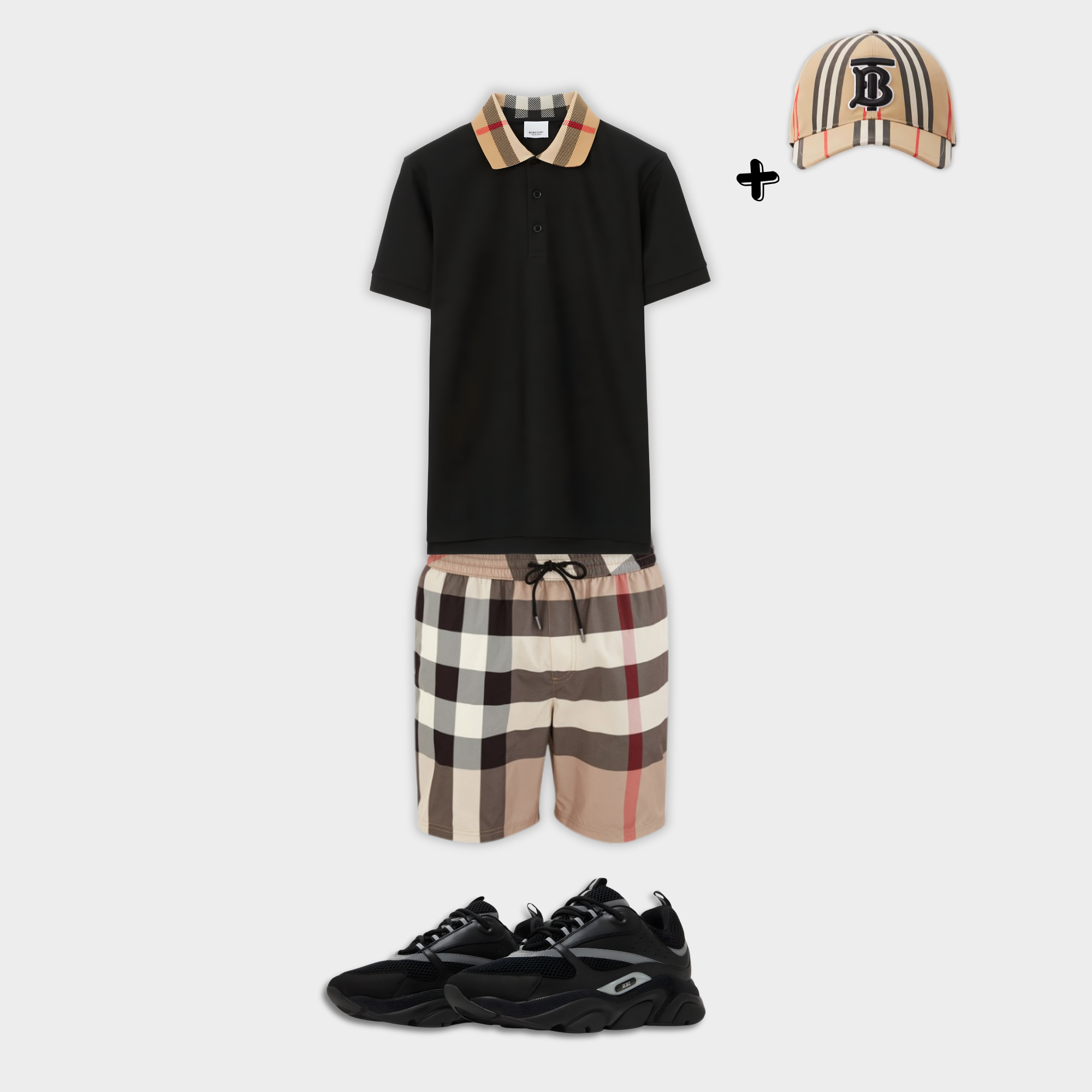 Outfit Polo Burberry + Casquette Offerte photo 2