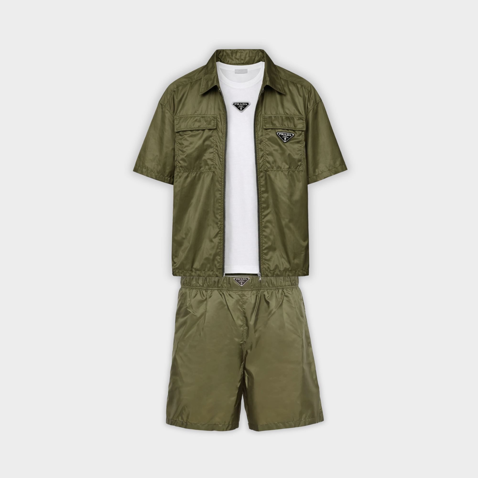 Outfit Prada Kaki + Casquette Offerte photo 2