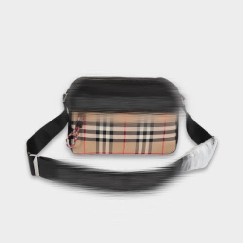 Sacoche Burbe- en Nylon Beige
