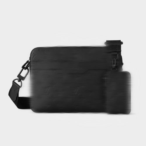 Sacoche LV Black + Portefeuille photo 2