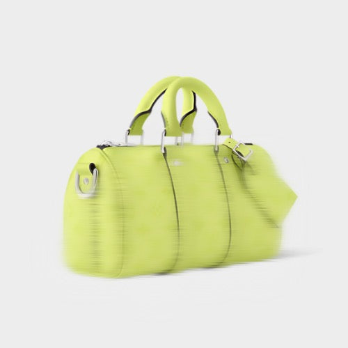 Sacoche LV Keepall Jaune photo 2
