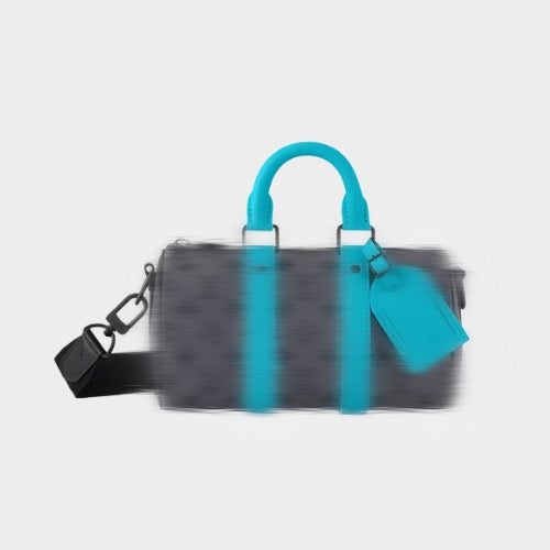 Sacoche LV Keepall Noire-Bleue